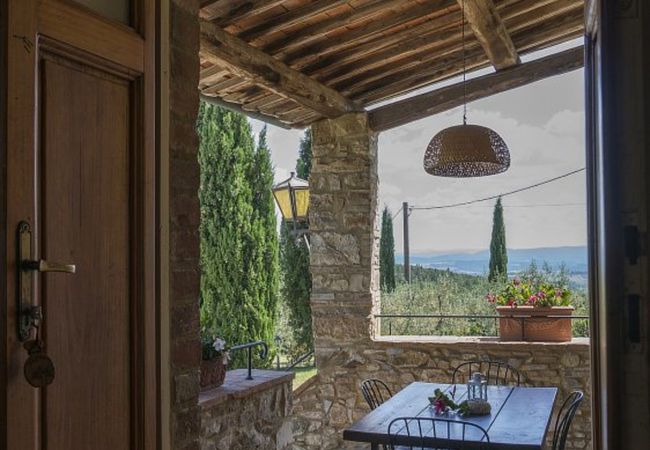 Ferienwohnung in Castellina in Chianti - Il Portico della Rocca in Chianti Ferienwohnung in Castellina in Chianti - Il Portico della Rocca in Chianti
